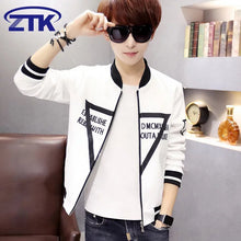 Load image into Gallery viewer, Men 's baseball suits adolescent Korean Slim coat sweater