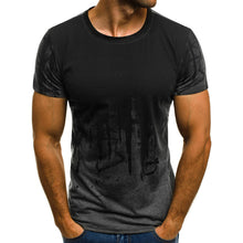 Load image into Gallery viewer, Men Tee Slim Fit Hooded Short Sleeve Muscle  Casual Tops Blouse Shirts