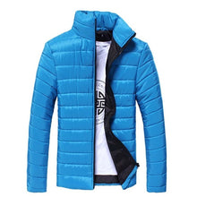 Load image into Gallery viewer, Mens Jackets and Coats Casual Jacket Men Clothes Cotton Denim Jacket Solid Zipper Coat Men Bomber Jacket Colete